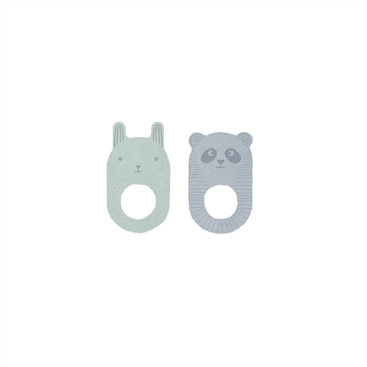 Ninka & Ling Ling Baby Teether - Pack Of 2