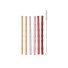 Bamboo Silicone Straw - Pack of 6