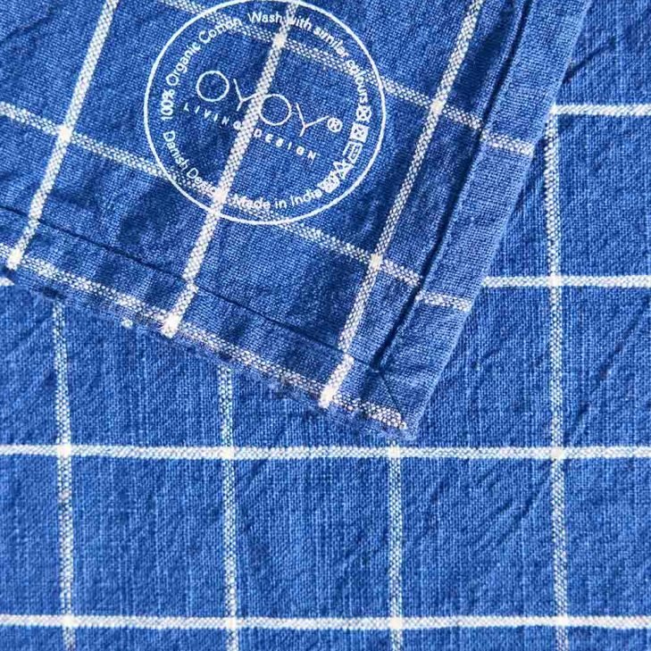 Grid Tablecloth - 260x140 cm